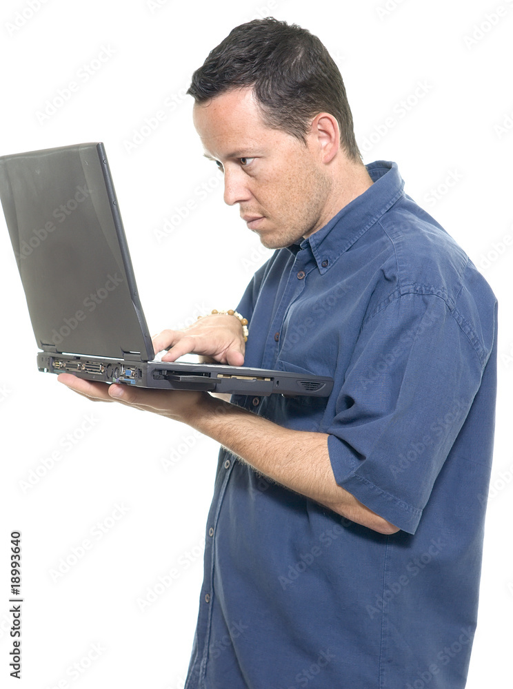Young adult searching the net Young adult searching the net