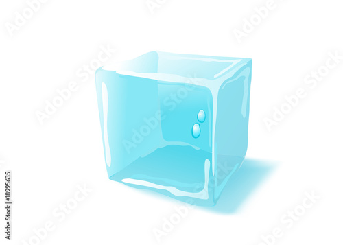 Vector ice cube