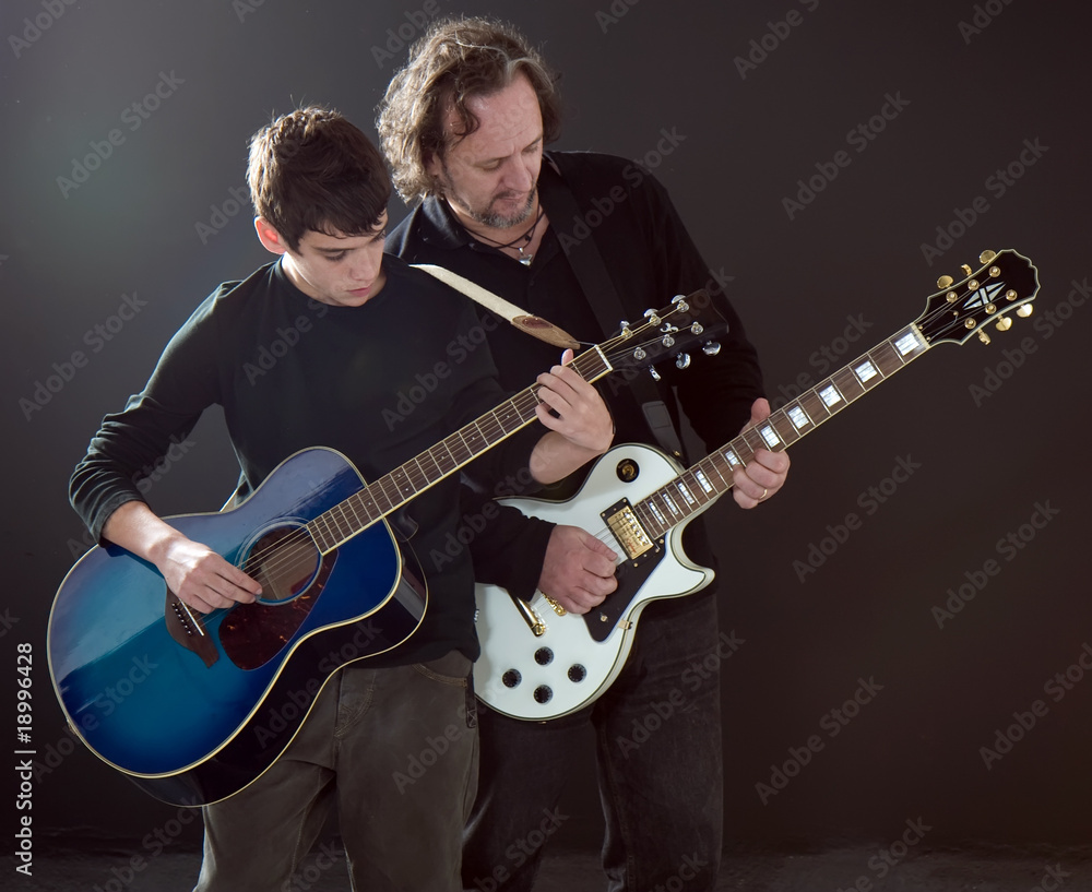 Obraz premium Duo rockero