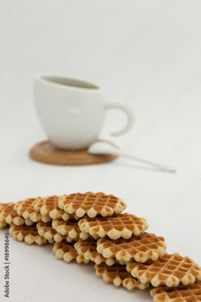 Cookies and coffee cup Cookies and coffee cup