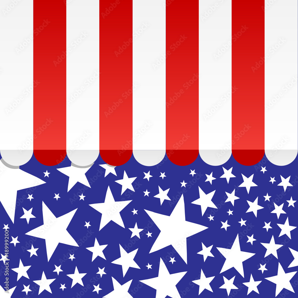 Obraz premium american awning