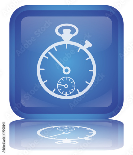 Bouton "Chronomètre" (Temps - Mesure - Vitesse - Vecteur)