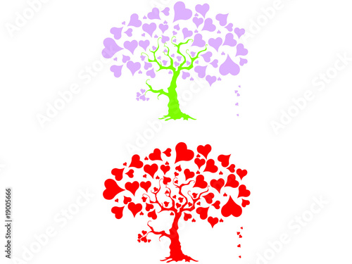 Heart Tree Set