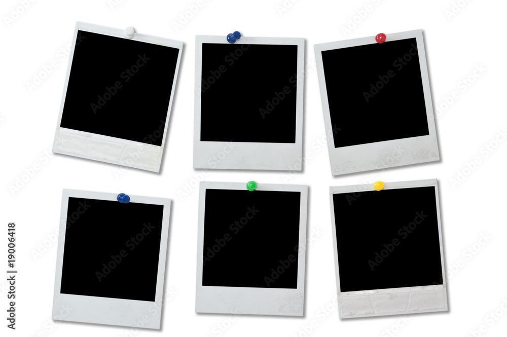 Blank instant photo prints Blank instant photo prints