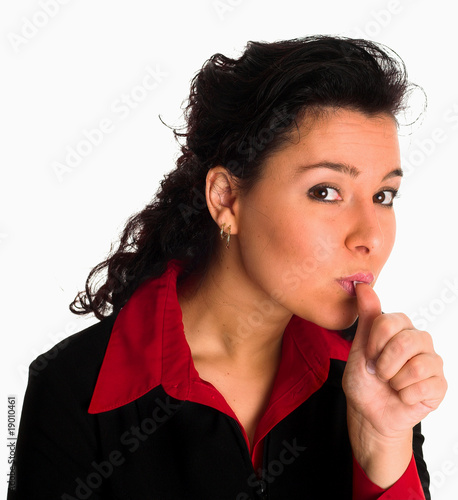 lady sucking proverbial thumb