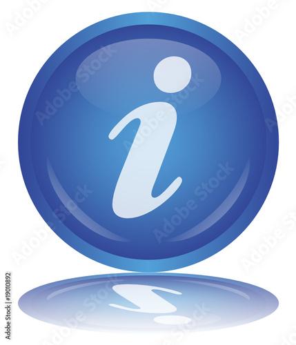 Information Button (i - Info - Sign - Customer Service - Vector)