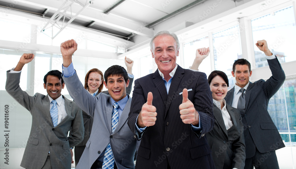 Successful international business team in a meeting Successful international business team in a meeting