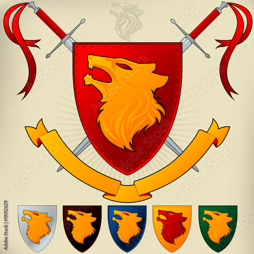 Coat of Arms 02 - Wolf