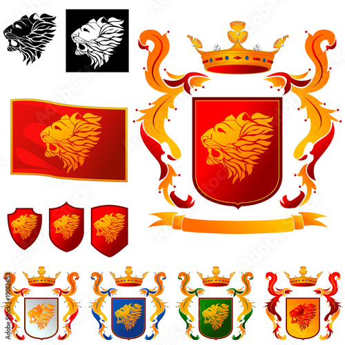 Coat of Arms 03 - Lions Head