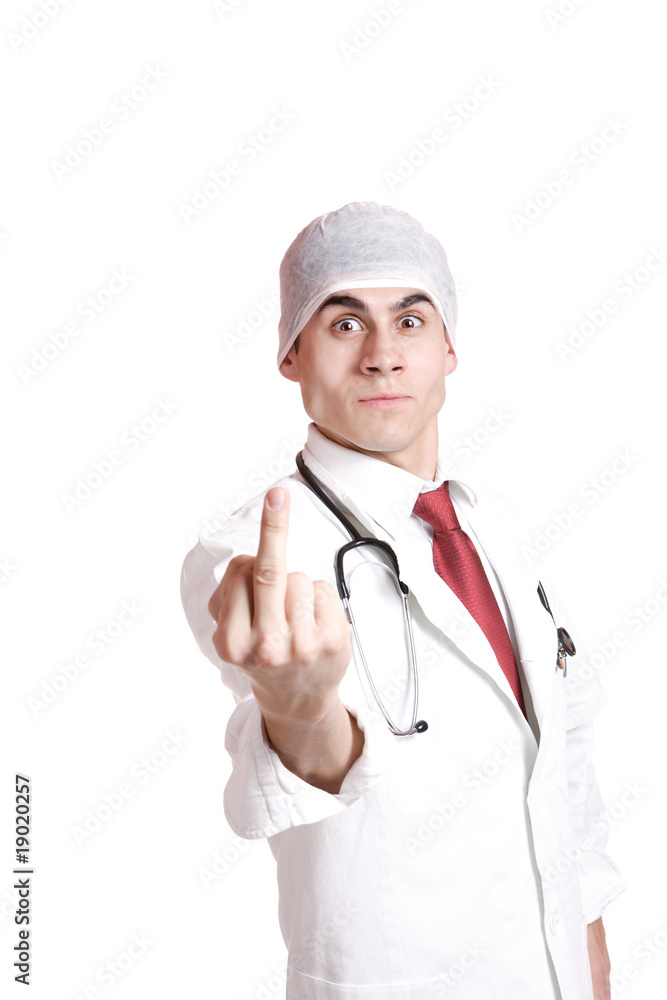 Doctor with stethoscope Doctor with stethoscope