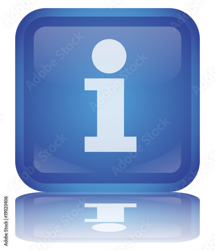 Info Button (i - Information - Sign - Help - Support - Vector)