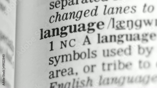 Dictionary Definition - Language