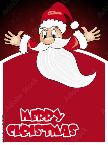 maroon xmas background with santa