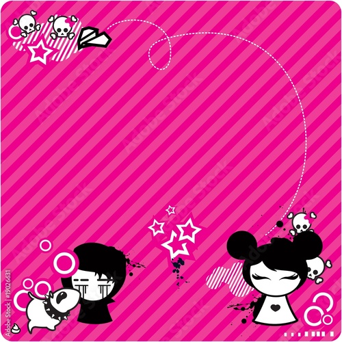 emo couple background