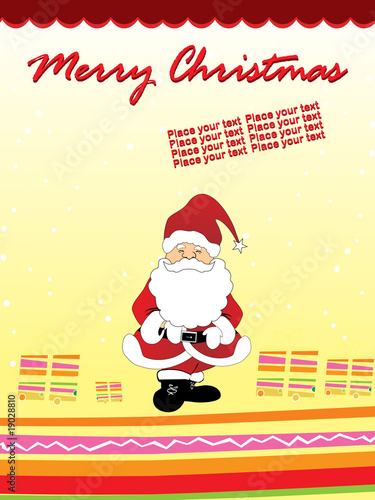 vector merry christmas background