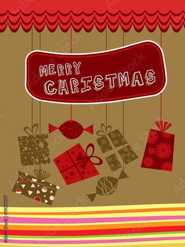 vector background for xmas day