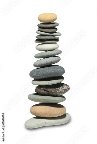 Photography River stones balanced precariously by zen forces