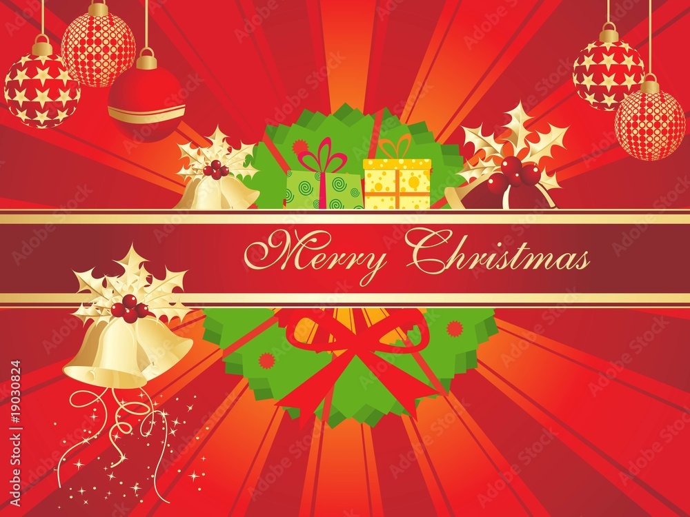 Naklejka premium wallpaper for merry xmas day