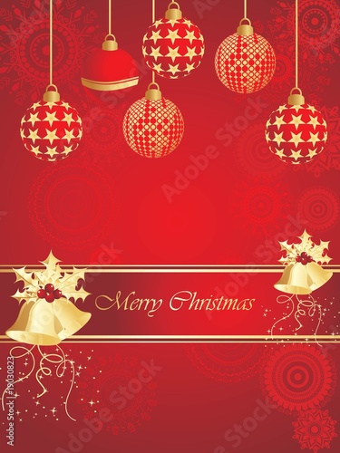 creative background with hanging ball
