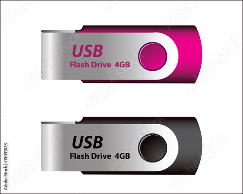 flash drive vector