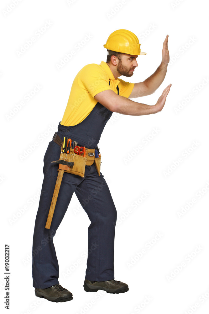 handyman in push position suitable for composition handyman in push position suitable for composition