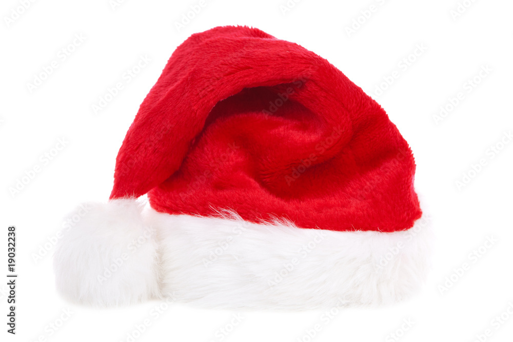 Santa hat isolated in white background Santa hat isolated in white background