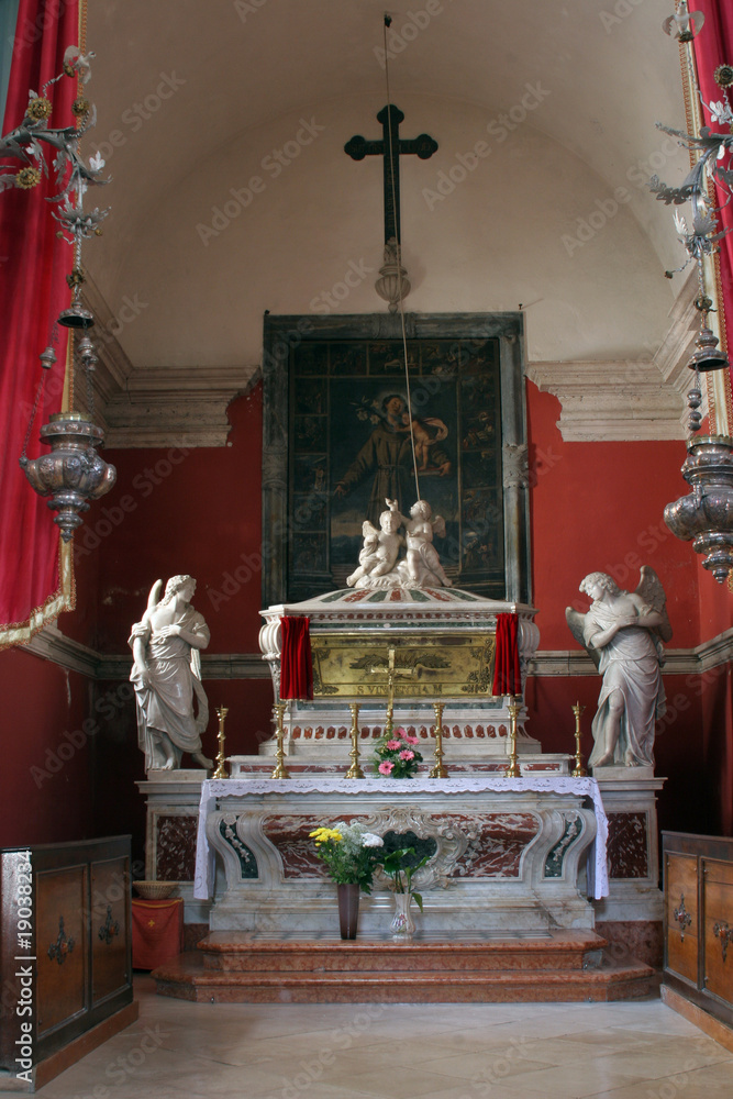 Chapel of St. Vincenca in the church of All Saints in Blato