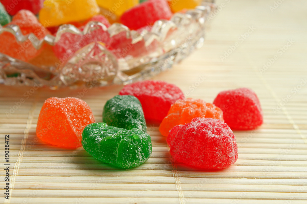 Colorful jelly candies Colorful jelly candies