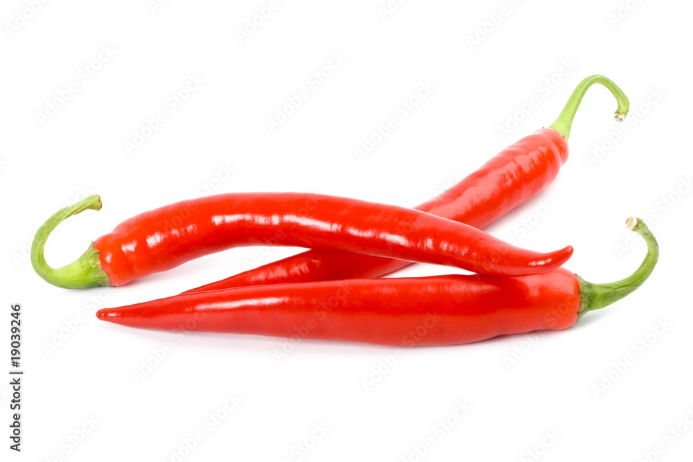 three red chilly peppers
