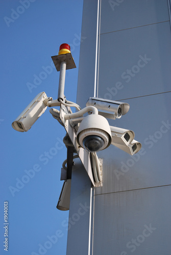 Tapety artystyczne Security cameras