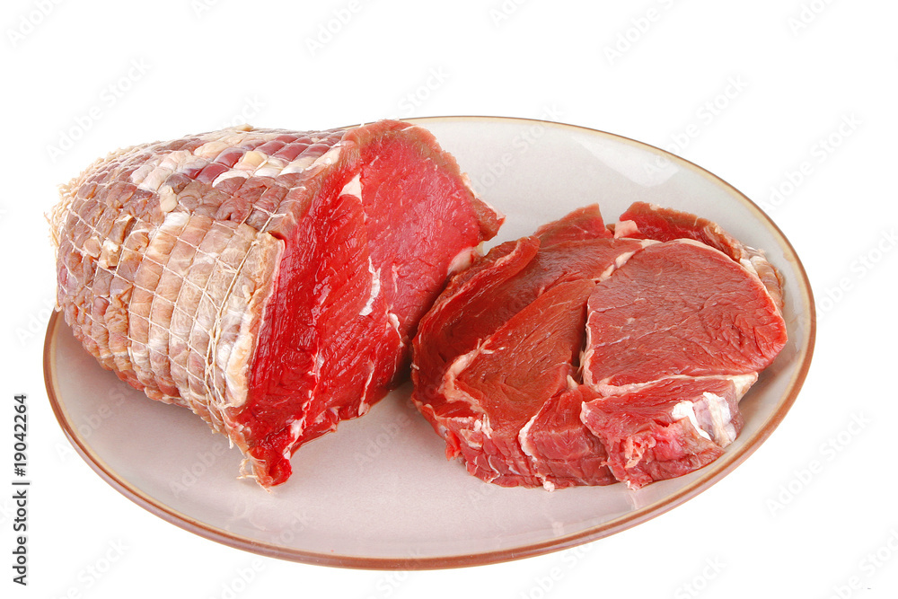 fresh uncooked beef meat