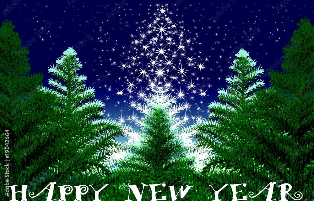 Fototapeta premium Happy New Year.