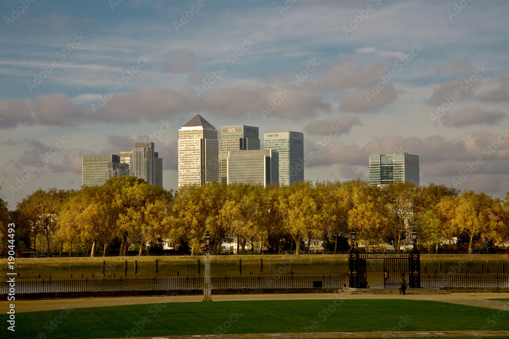 Canary Wharf from Grinwich