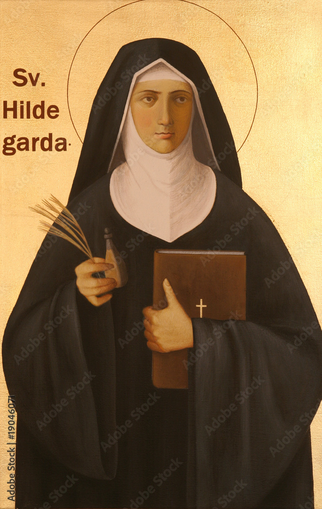 Naklejka premium Blessed Hildegard von Bingen
