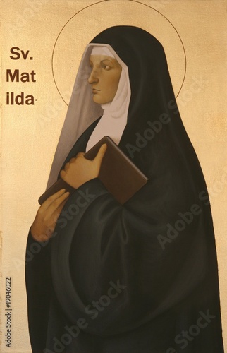 Принти на полотні Saint Matilda of Saxony