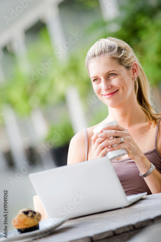 Woman with Laptop