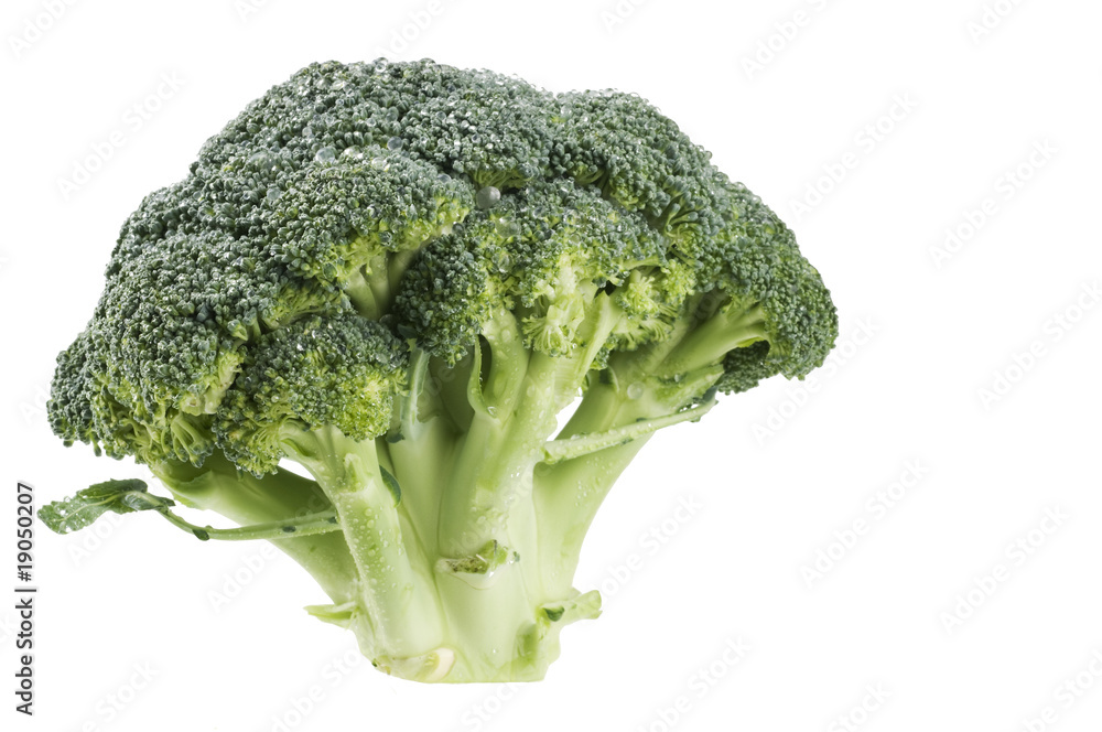 Broccoli raw food isolated over white background. Broccoli raw food isolated over white background.