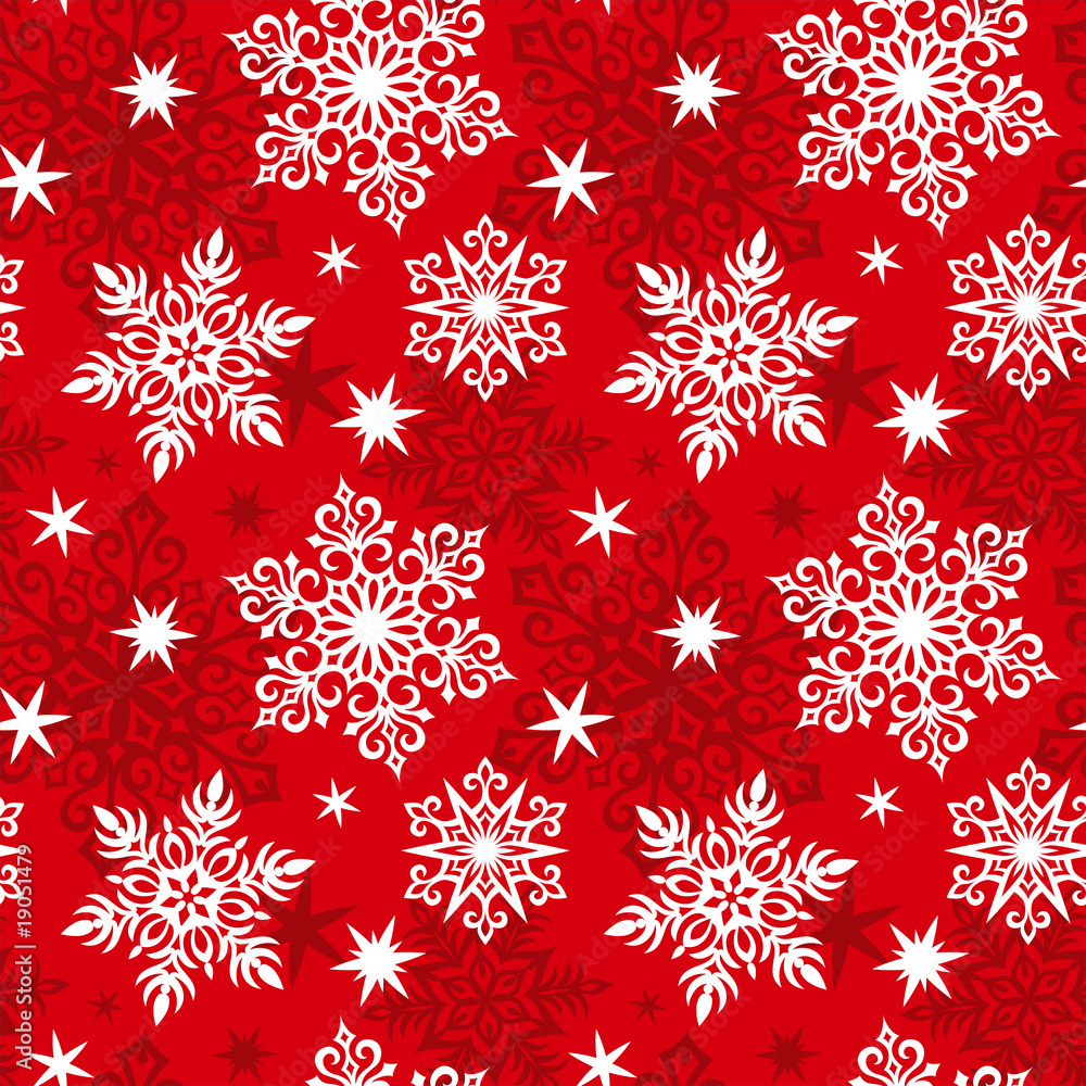 Seamless snowflakes pattern Seamless snowflakes pattern