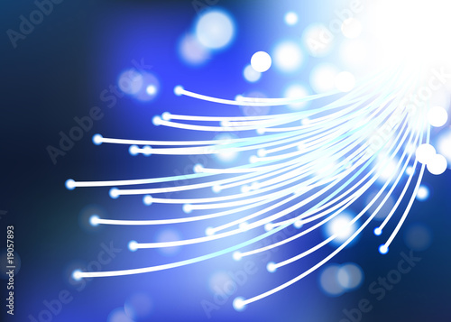 spark flash fiber optic cable internet background