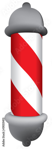 old fashioned barber pole