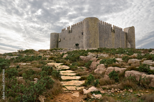 Medieval Castle of Torroella de Montgri  in Girona, Costa Brava photo