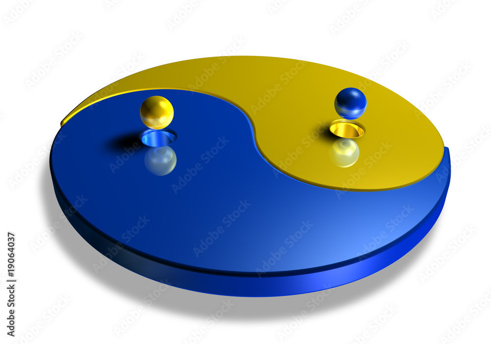 Ying & Yang Blue Ying & Yang Blue