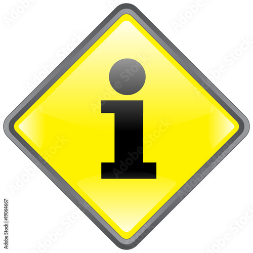 Info Sign (i - Information - Diamond - Help - Support - Vector)