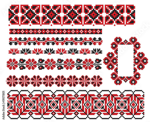 ukrainian embroider pattern