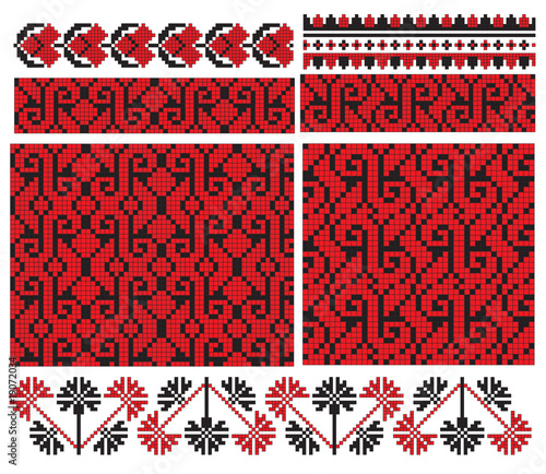 ukrainian embroider towel