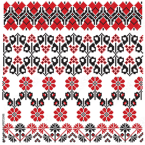 ukrainian embroider flower