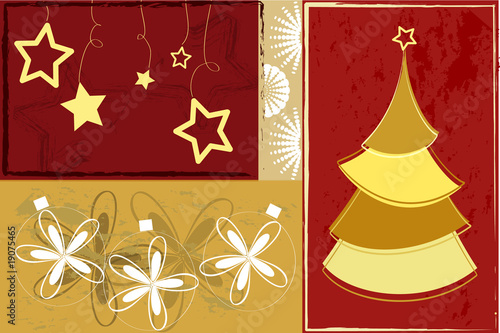 Simboli natale stilizzati