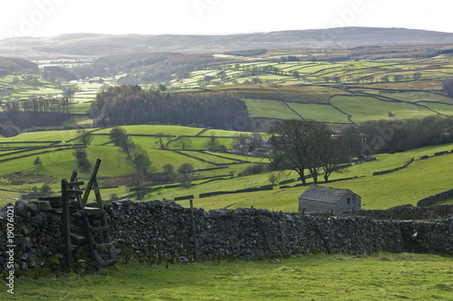 Landscape near Appletreewick. Yorkshire / England.