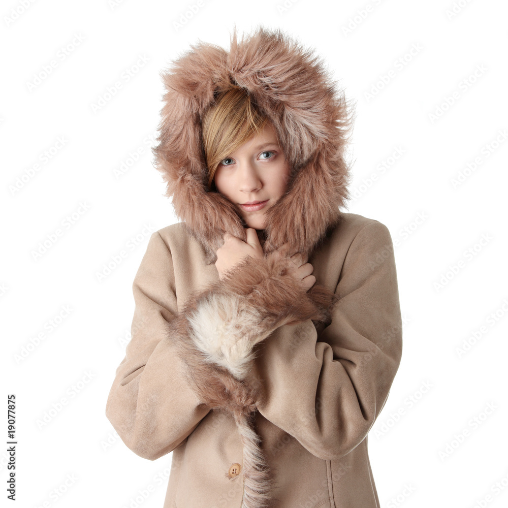 Beautiful winter girl portrait Beautiful winter girl portrait