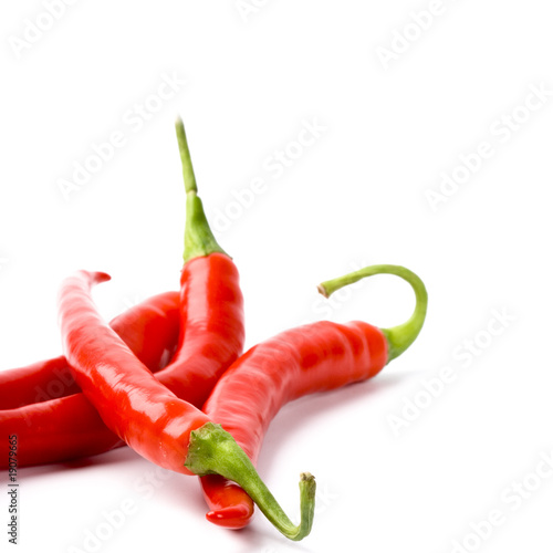 four red chilly peppers